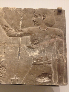 Close up of Pharaoh Ptolemy