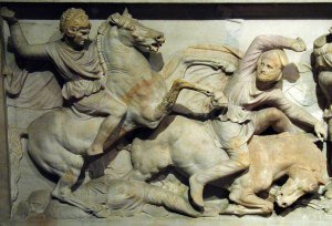 Alexander on horseback