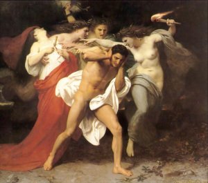 Orestes doesn't pay for his round, the Erinyes get annoyed